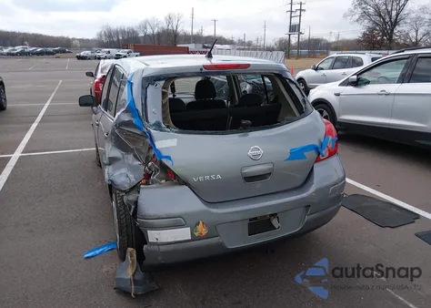 2010 Nissan Versa 1.8S from USA, damaged, VIN 3N1BC1CP9AL384673